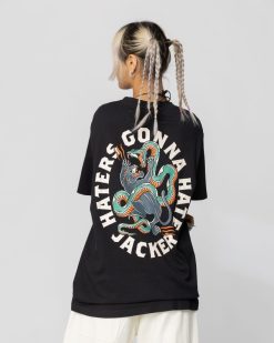 Jacker T-Shirts | Haters-T-Shirt-Black