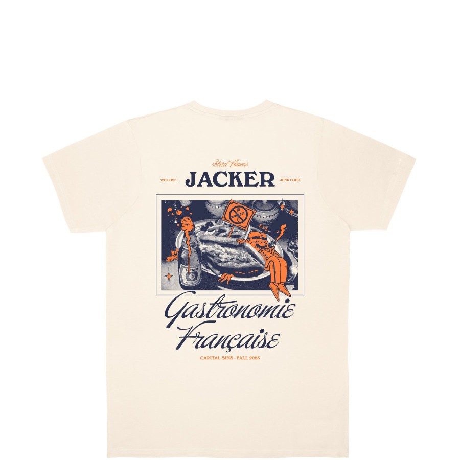 Jacker T-Shirts | Junk Food-T-Shirt-Beige