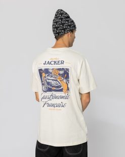 Jacker T-Shirts | Junk Food-T-Shirt-Beige