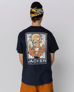 Jacker T-Shirts | Passio Garo T-Shirt-Navy