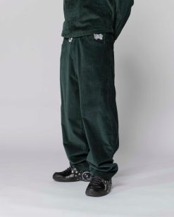 Jacker Pantalons & Shorts | City Tour Extra Baggy Pant Corduroy-Dark Green