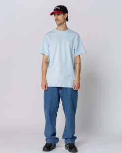 Jacker T-Shirts | Black Cats T-Shirt-Baby Blue