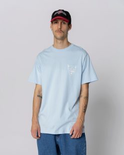 Jacker T-Shirts | Black Cats T-Shirt-Baby Blue