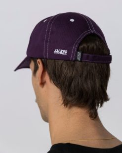 Jacker Headwear | Crash Cap-Purple