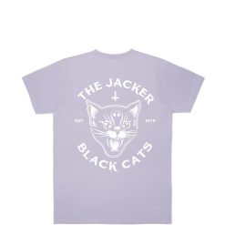 Jacker T-Shirts | Black Cats-T-Shirt-Lavender