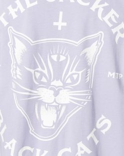 Jacker T-Shirts | Black Cats-T-Shirt-Lavender