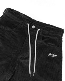 Jacker Pantalons & Shorts | Stork Corduroy-Baggy Pant-Black