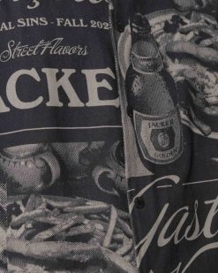 Jacker Vestes | Junk Food-Jacket-Black