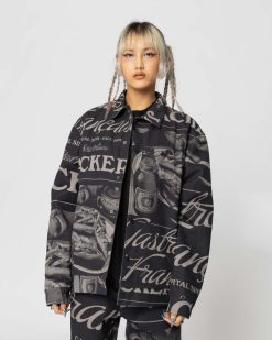 Jacker Vestes | Junk Food-Jacket-Black