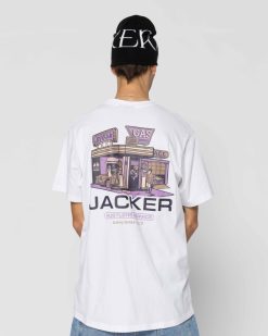 Jacker T-Shirts | Hustler Service-T-Shirt-White