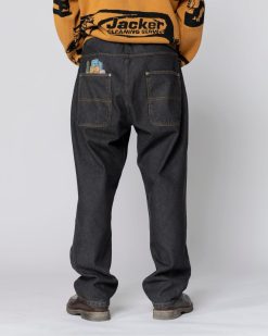 Jacker Pantalons & Shorts | City Tour Denim Baggy Pant-Black