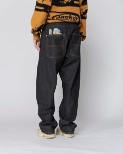 Jacker Pantalons & Shorts | City Tour Denim Baggy Pant-Black