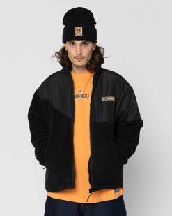 Jacker Vestes | Hustlers-Jacket Sherpa-Black