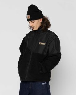 Jacker Vestes | Hustlers-Jacket Sherpa-Black