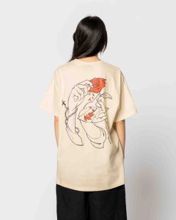 Jacker T-Shirts | Holy Roses-T-Shirt-Beige