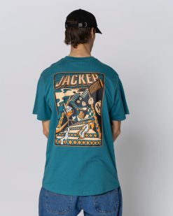 Jacker T-Shirts | Therapy T-Shirt-Blue