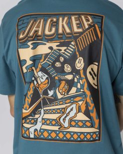 Jacker T-Shirts | Therapy T-Shirt-Blue