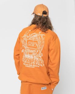 Jacker Sweats | No Signal-Crewneck-Caramel