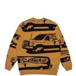 Jacker Knit | Cleaner Crewneck Knit-Yellow