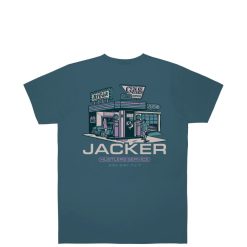 Jacker T-Shirts | Hustler Service-T-Shirt-Blue