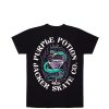 Jacker T-Shirts | Purple Potion-T-Shirt-Black