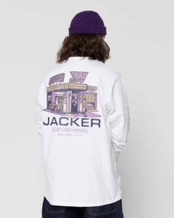 Jacker Long Sleeves | Hustler Service-Long Sleeves-White