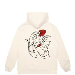 Jacker Sweats | Holy Roses-Hoodie-Beige