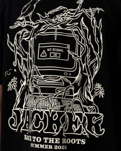 Jacker T-Shirts | No Signal-T-Shirt-Black