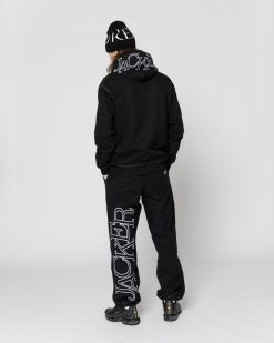 Jacker Pantalons & Shorts | Select Contrast-Sweatpant-Black