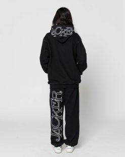 Jacker Pantalons & Shorts | Select Contrast-Sweatpant-Black