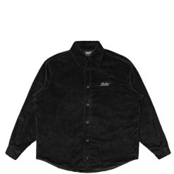 Jacker Chemises | Stork Corduroy-Overshirt-Black