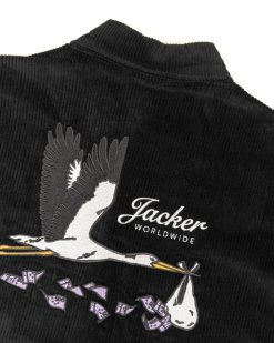 Jacker Chemises | Stork Corduroy-Overshirt-Black