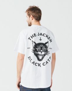 Jacker T-Shirts | Black Cats-T-Shirt-White