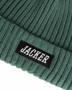 Jacker Headwear | Team Logo-Short Beanie-Green