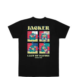 Jacker T-Shirts | Lazy-T-Shirt-Black