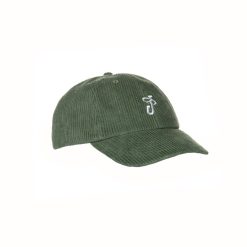 Jacker Headwear | Jay Corduroy Cap-Dark Green