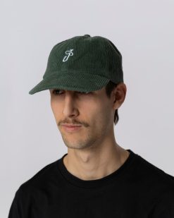 Jacker Headwear | Jay Corduroy Cap-Dark Green