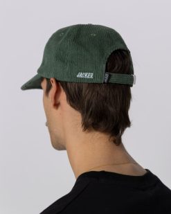 Jacker Headwear | Jay Corduroy Cap-Dark Green