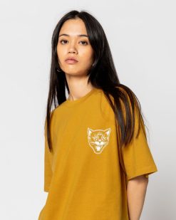 Jacker T-Shirts | Black Cats-T-Shirt-Mustard