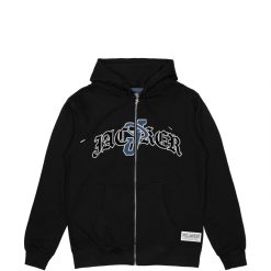 Jacker Sweats | Double Jay Zipped Hoodie-Black