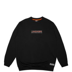 Jacker Sweats | Euroskate Logo-Crewneck-Black