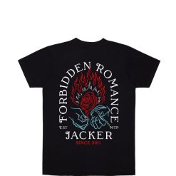 Jacker T-Shirts | Forbidden Romance-T-Shirt-Black