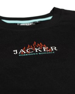 Jacker T-Shirts | Forbidden Romance-T-Shirt-Black