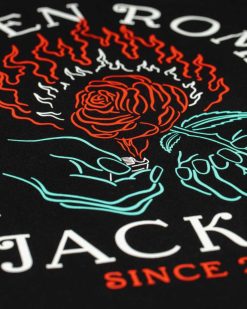 Jacker T-Shirts | Forbidden Romance-T-Shirt-Black