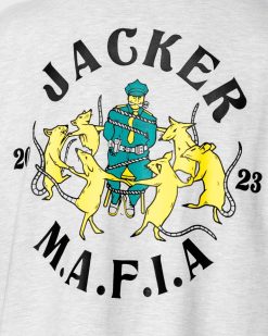 Jacker T-Shirts | Dancing Rats-T-Shirt-Heather Grey