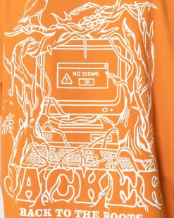 Jacker T-Shirts | No Signal-T-Shirt-Caramel