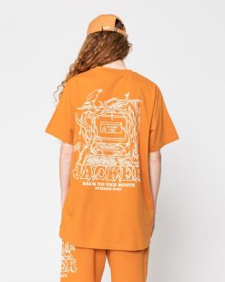 Jacker T-Shirts | No Signal-T-Shirt-Caramel