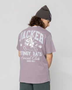 Jacker T-Shirts | Stingy-T-Shirt-Purple