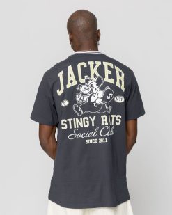 Jacker T-Shirts | Stingy-T-Shirt-Navy