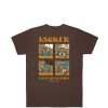 Jacker T-Shirts | Lazy-T-Shirt-Brown